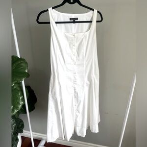 Banana Republic White Sleeveless Sundress Size 4